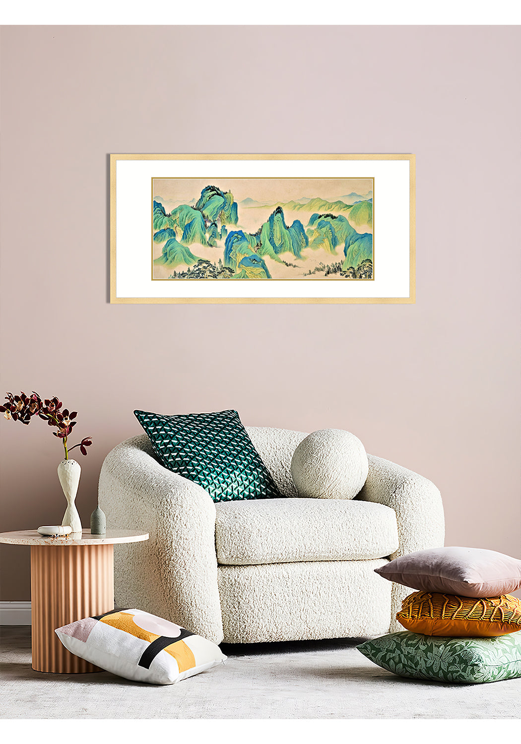 《盼望》 國畫 山水