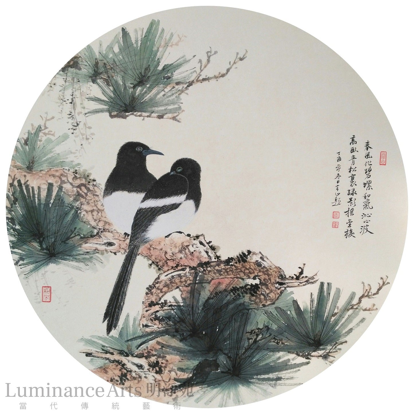 鳥（一）畫心組合