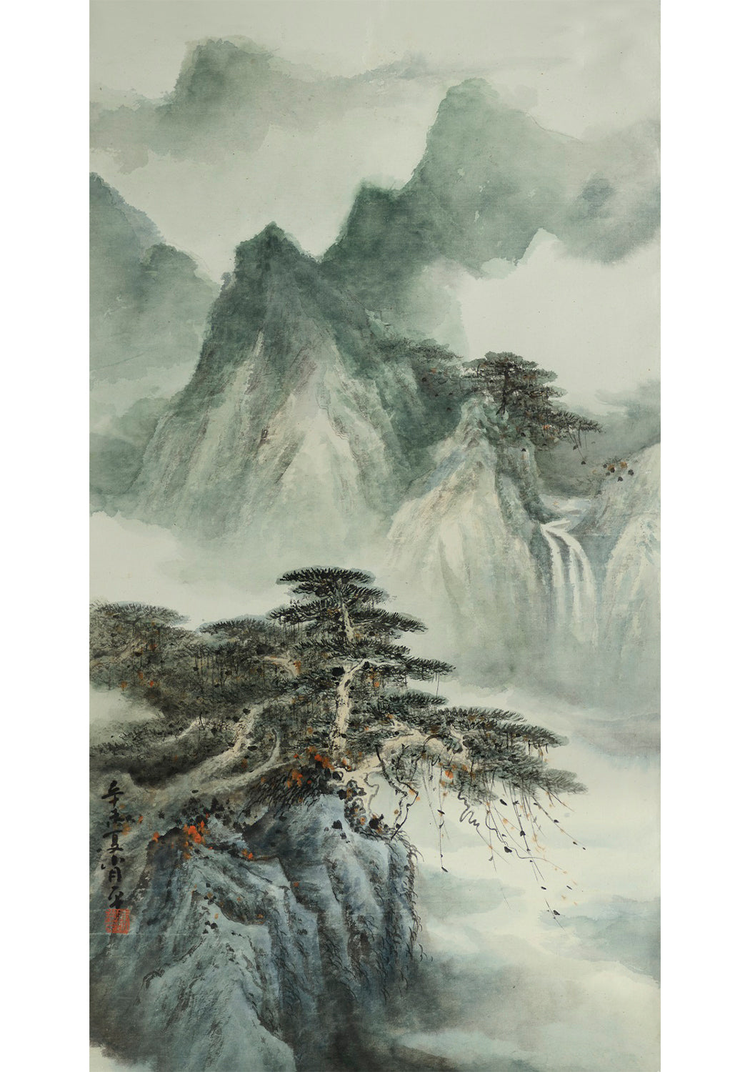 《松》國畫 山水