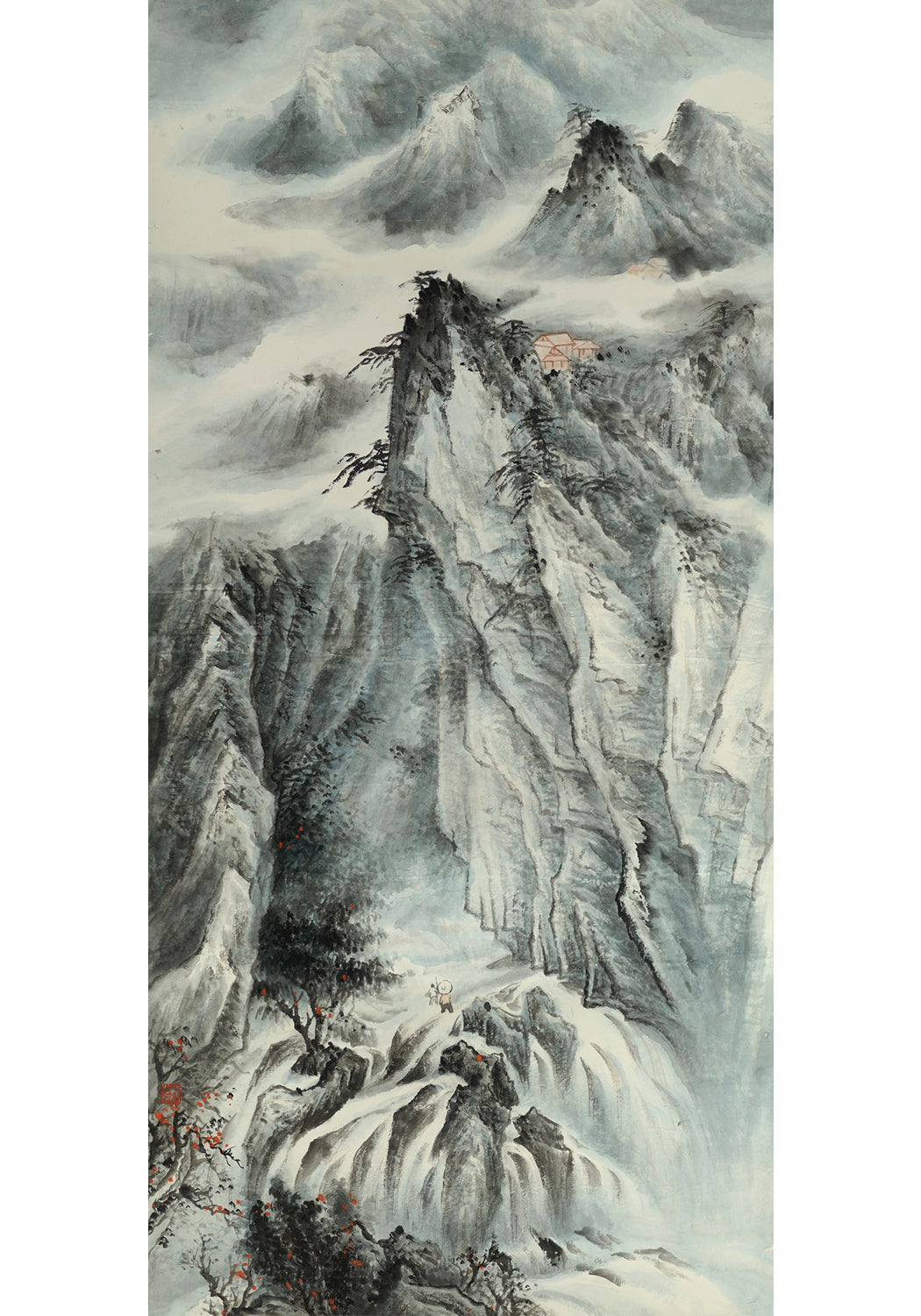 《尋幽圖》 國畫 山水