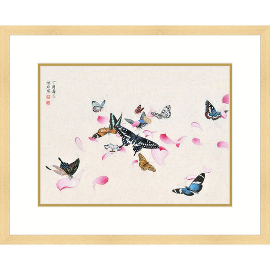 《蝶舞翩躚》 國畫 花鳥