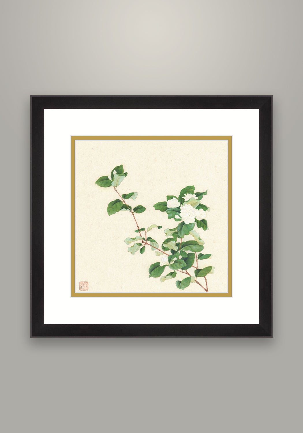 《仿宋人茉莉花小品》 國畫 花鳥