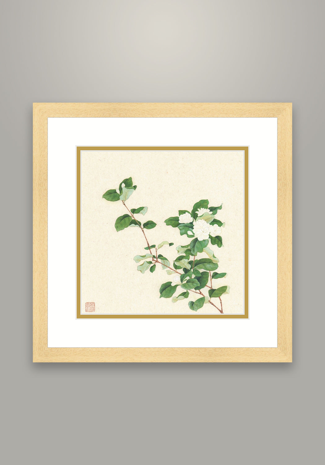 《仿宋人茉莉花小品》 國畫 花鳥