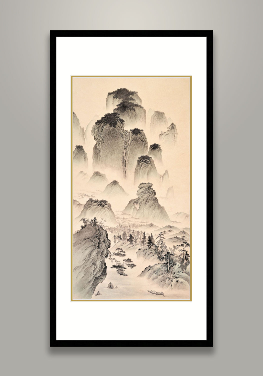 《歸》 國畫 山水
