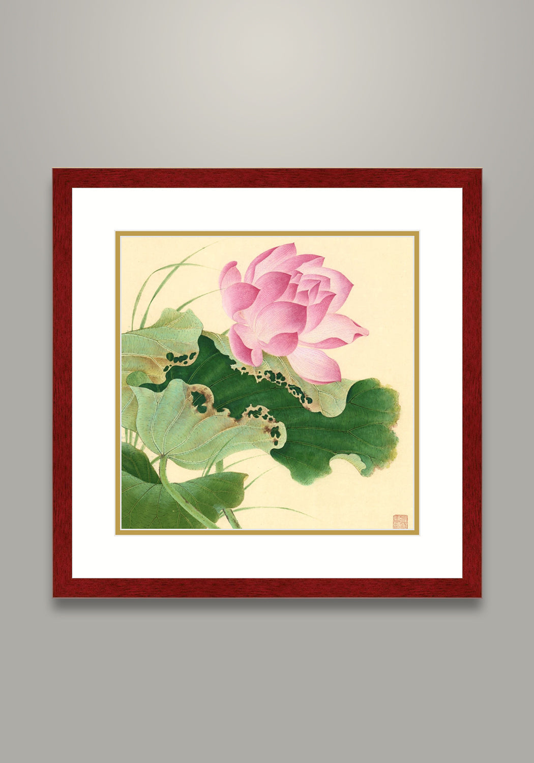 《荷風二》 國畫 花鳥