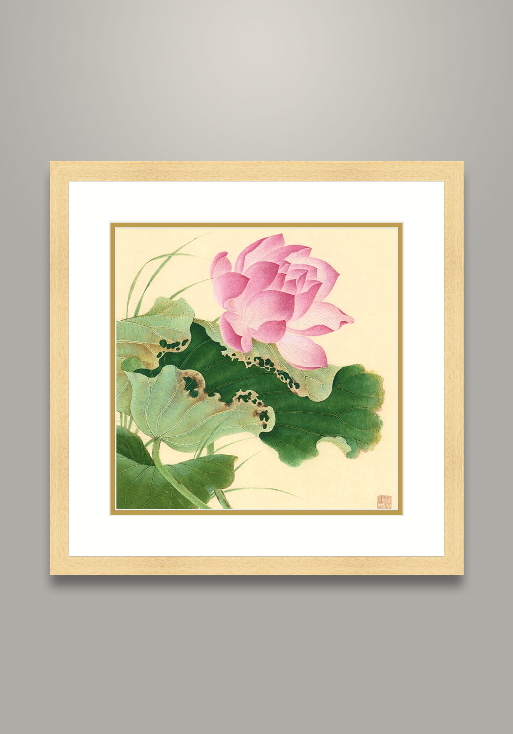 《荷風二》 國畫 花鳥