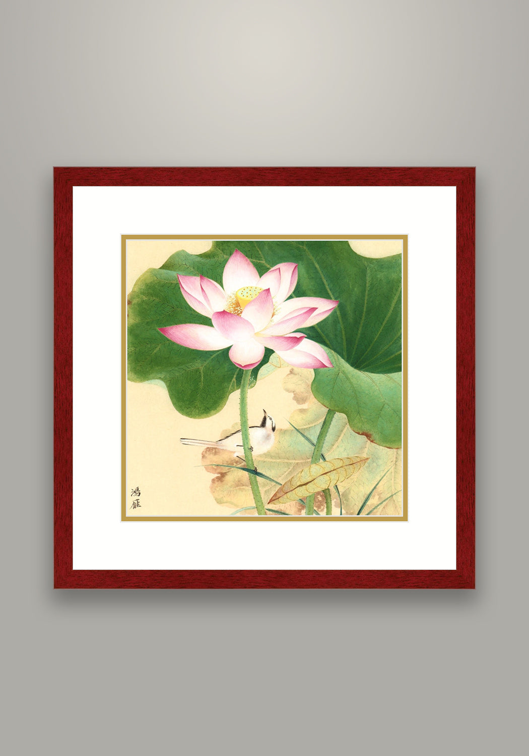 《荷風一》 國畫 花鳥