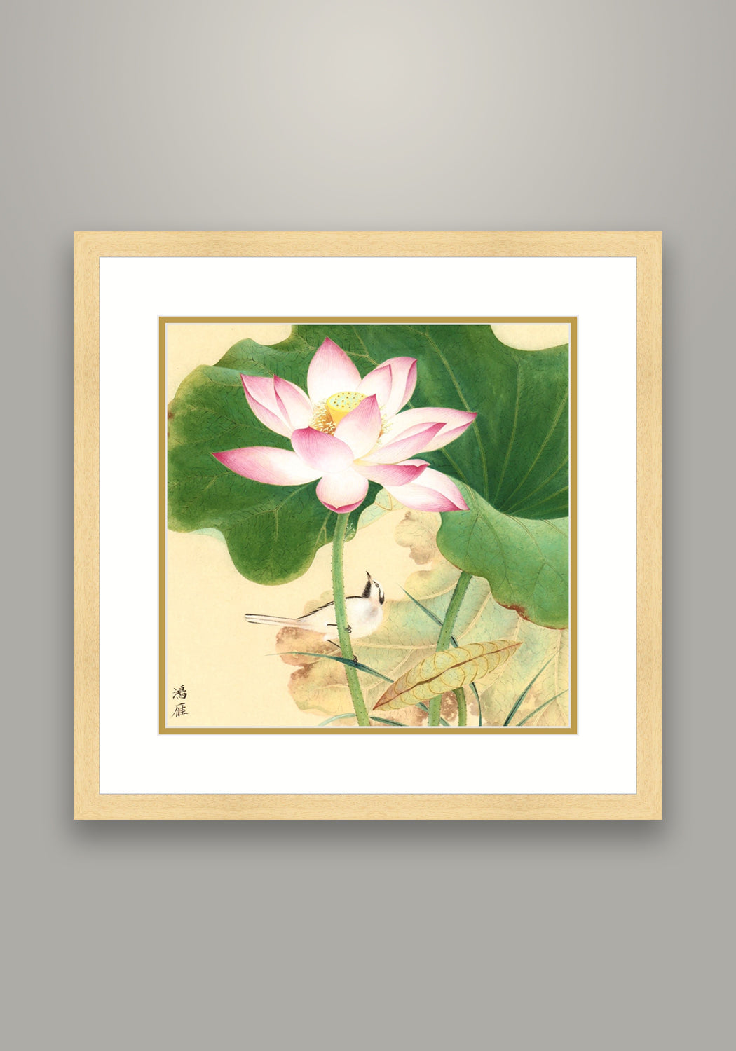 《荷風一》 國畫 花鳥