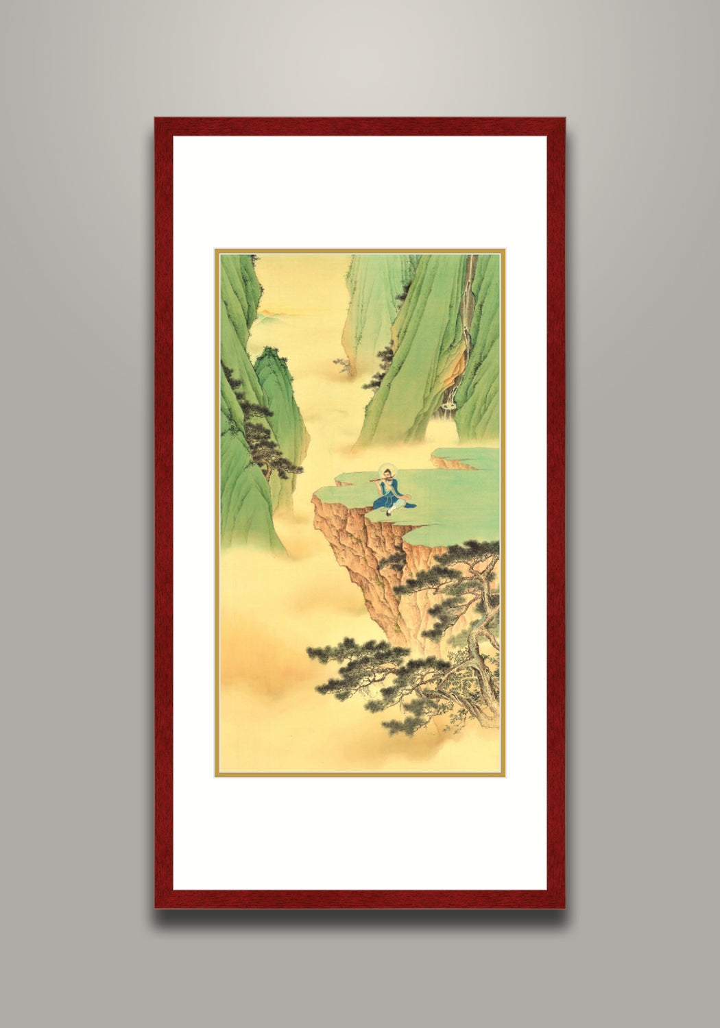 《仙音》國畫 山水
