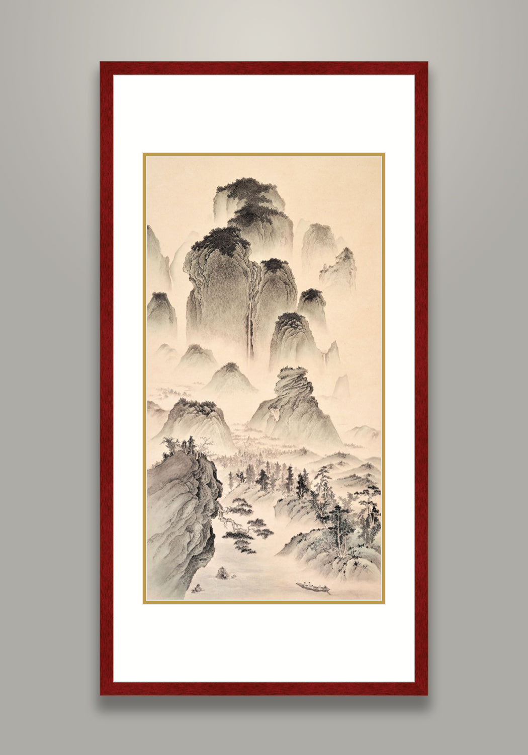 《歸》 國畫 山水