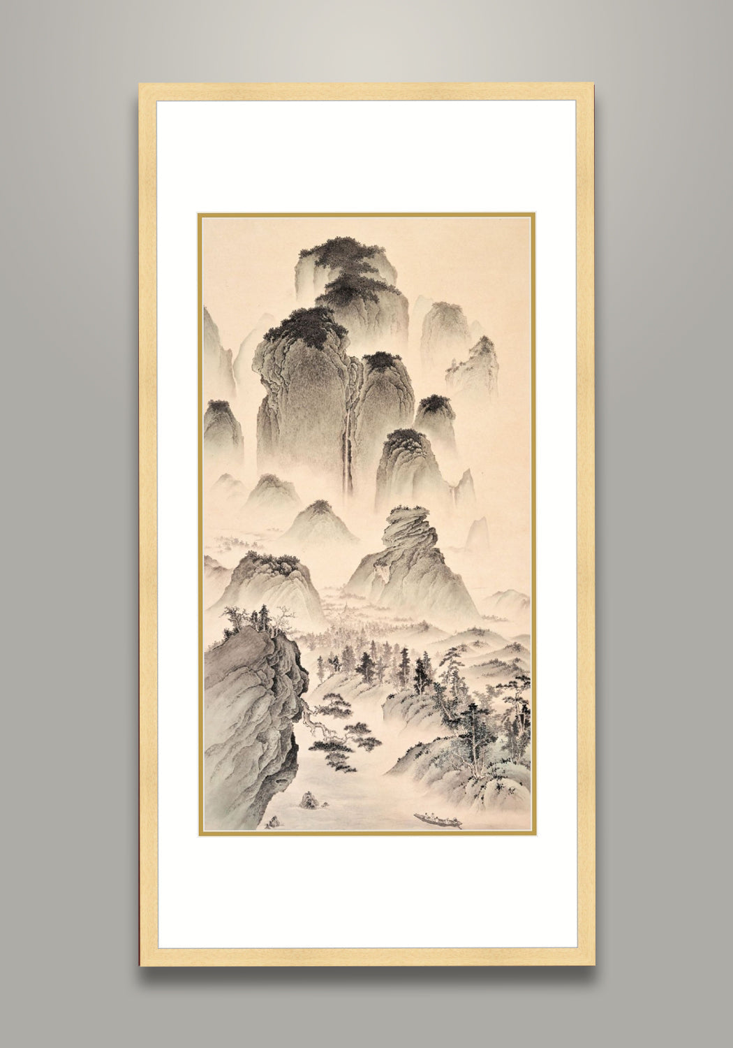 《歸》 國畫 山水
