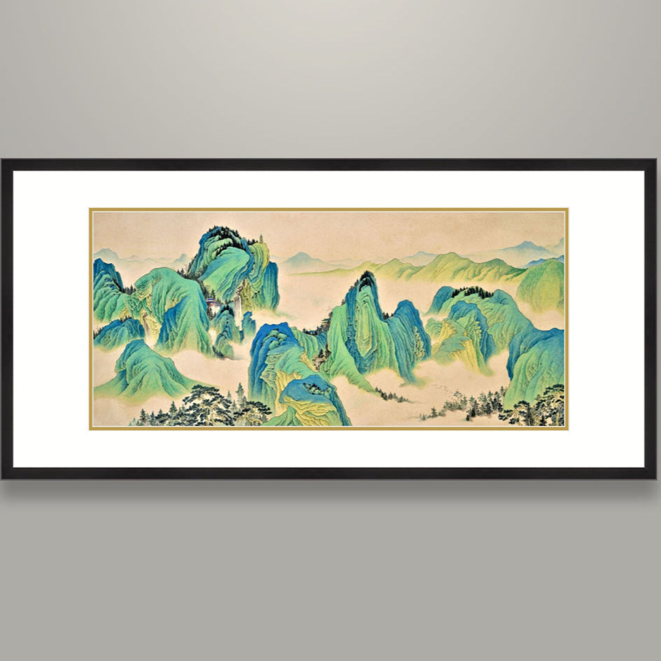 《盼望》 國畫 山水