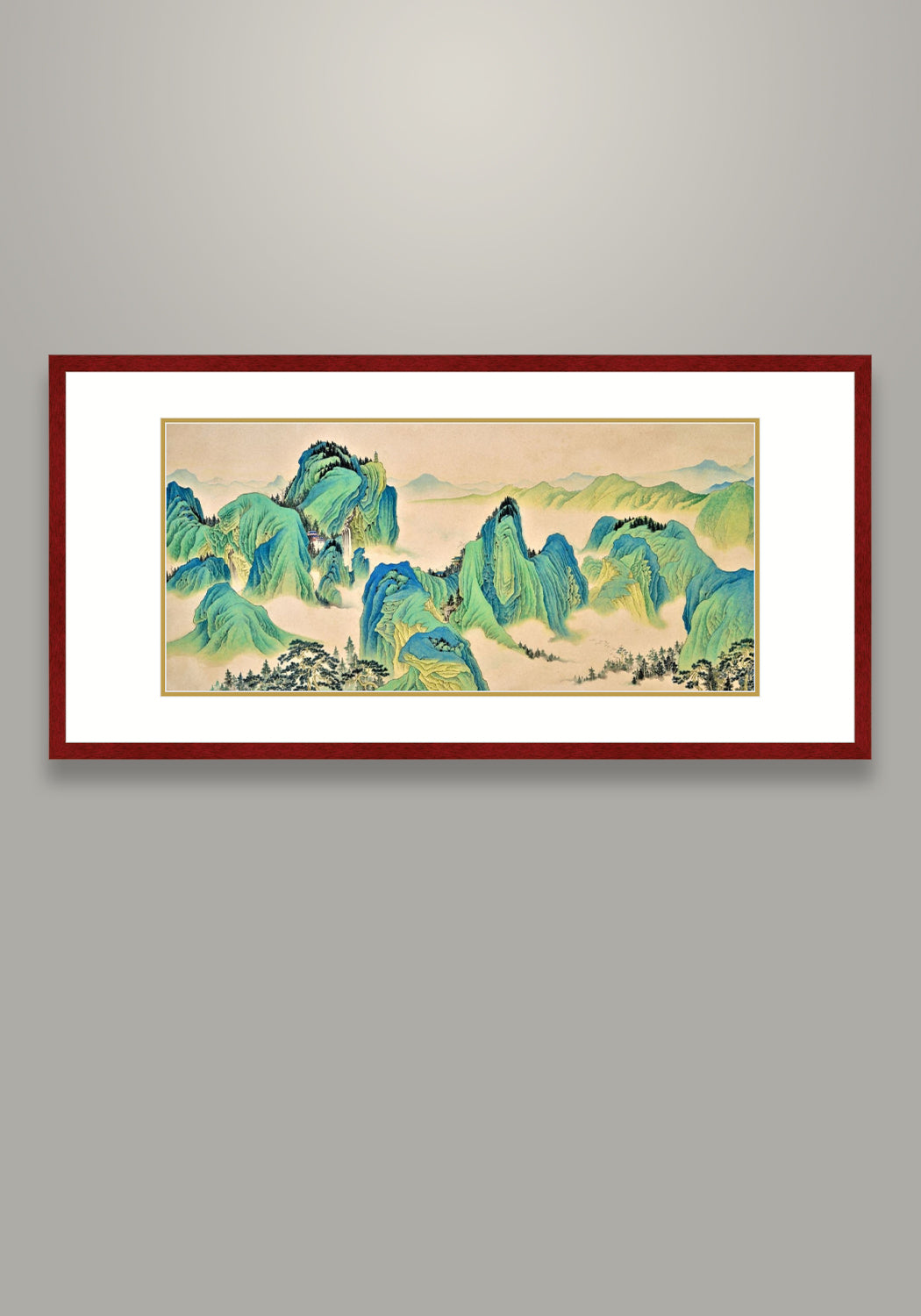 《盼望》 國畫 山水