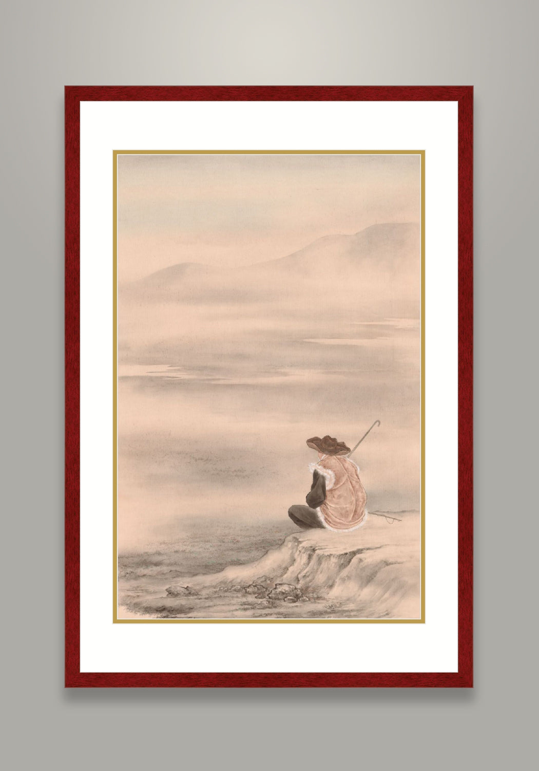 《守護》 國畫 人物
