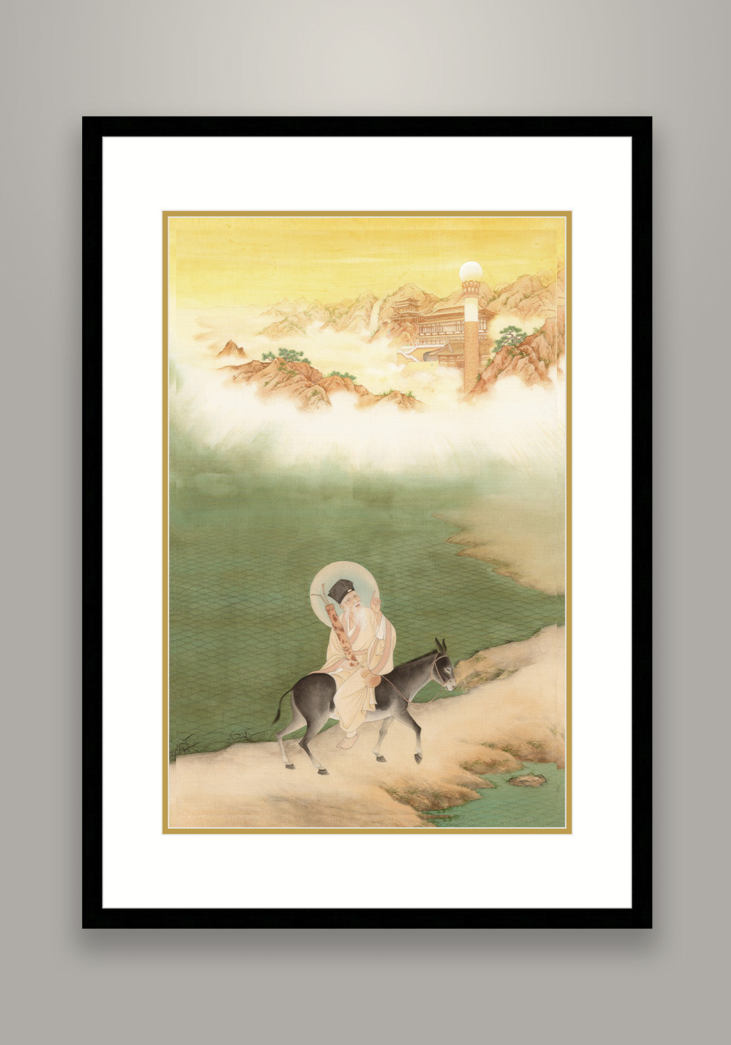 《張果老》 國畫 神像