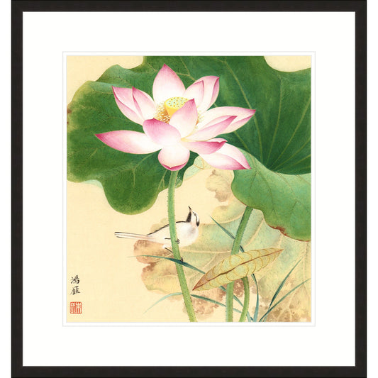 《荷風一》 國畫 花鳥