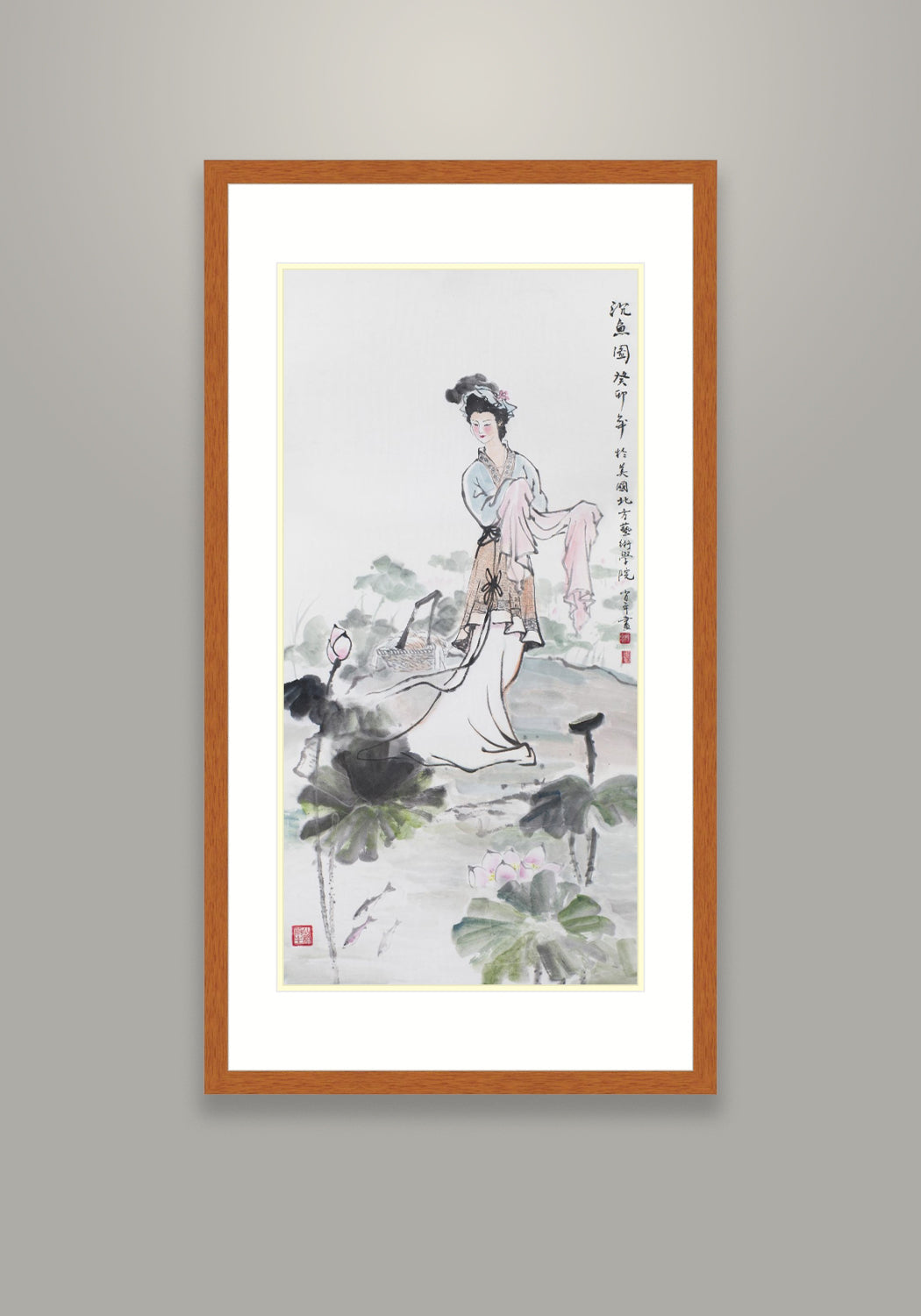西施沉魚圖
