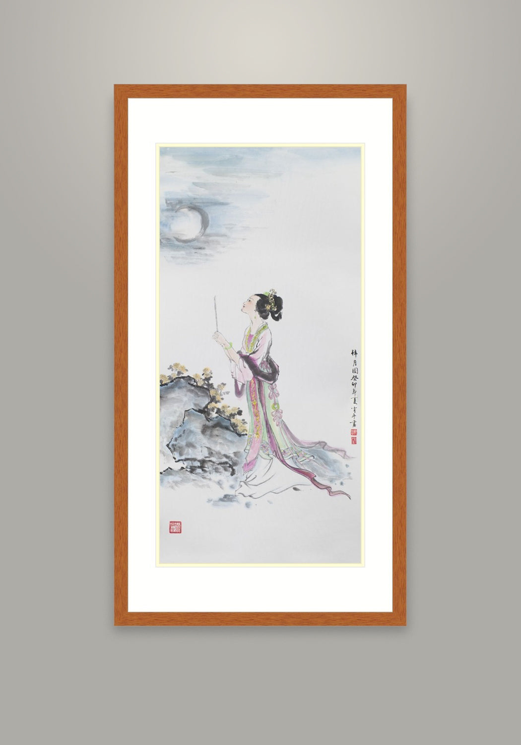 貂嬋拜月圖
