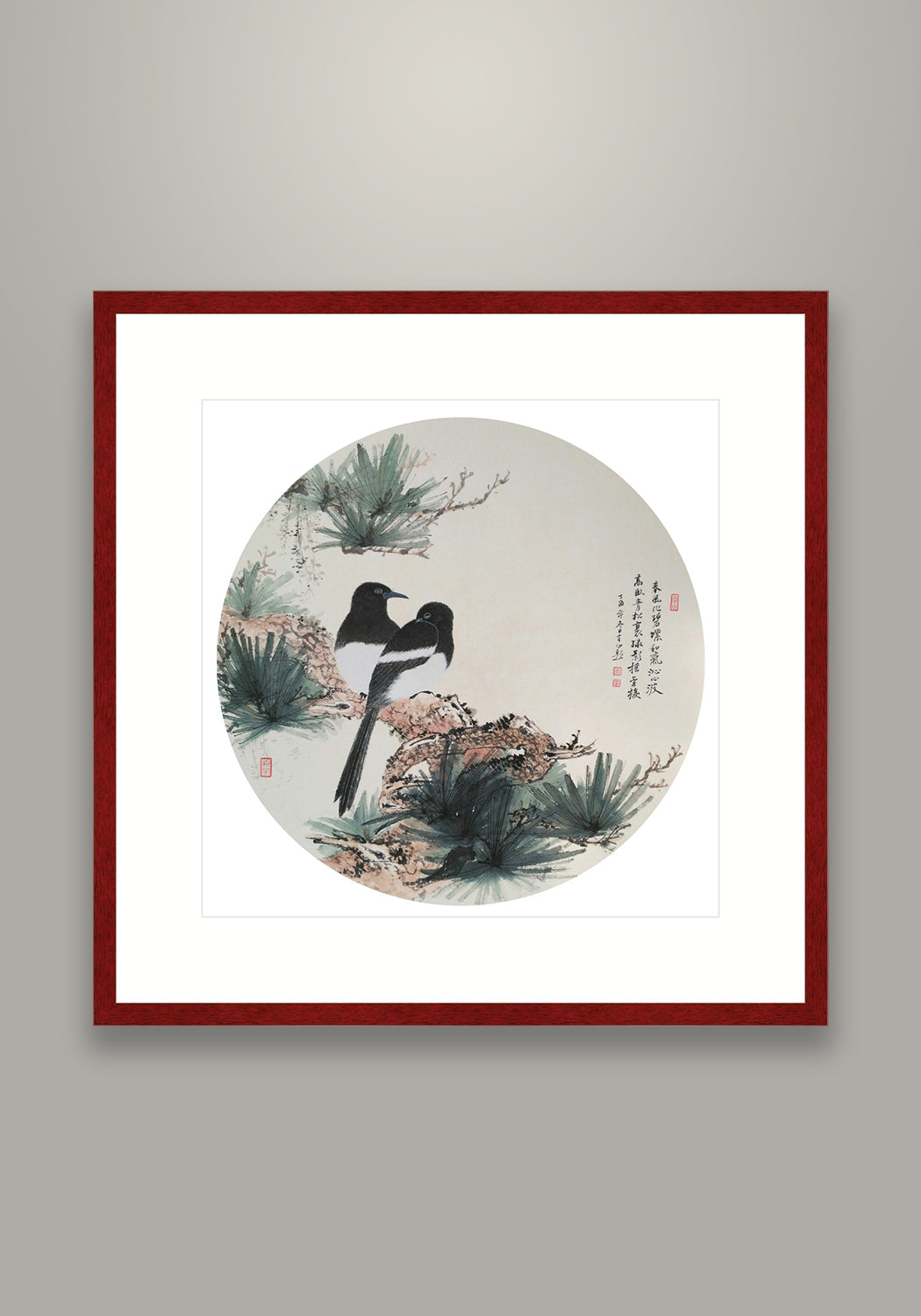 《春風化碧螺》 國畫 花鳥