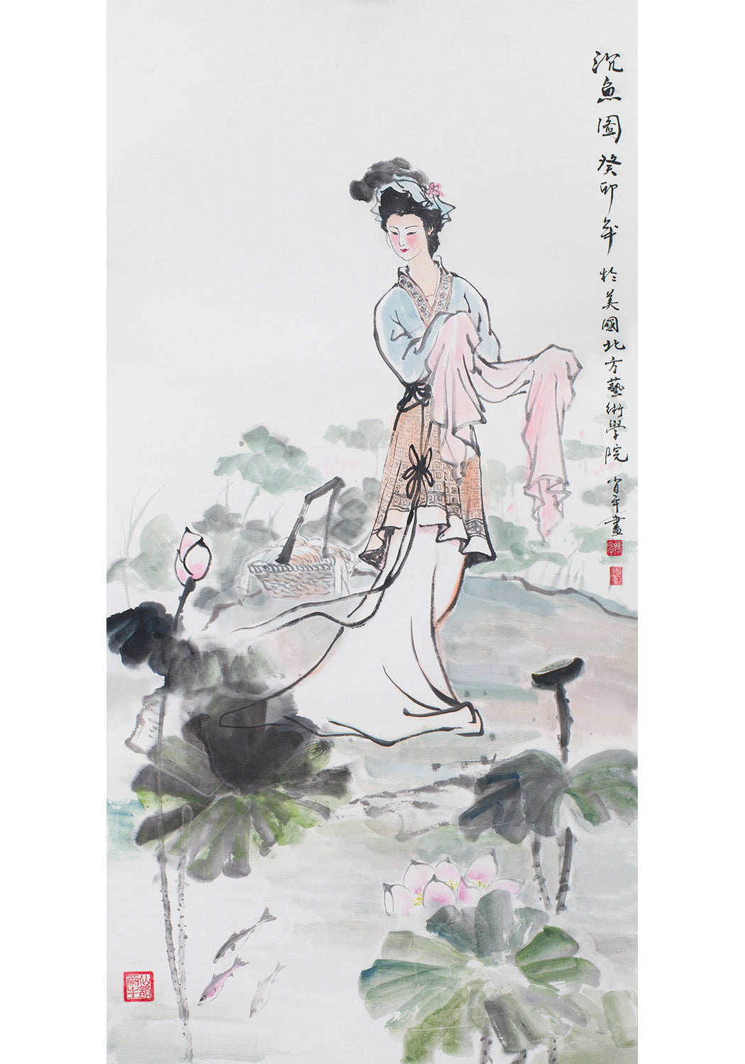 西施沉魚圖