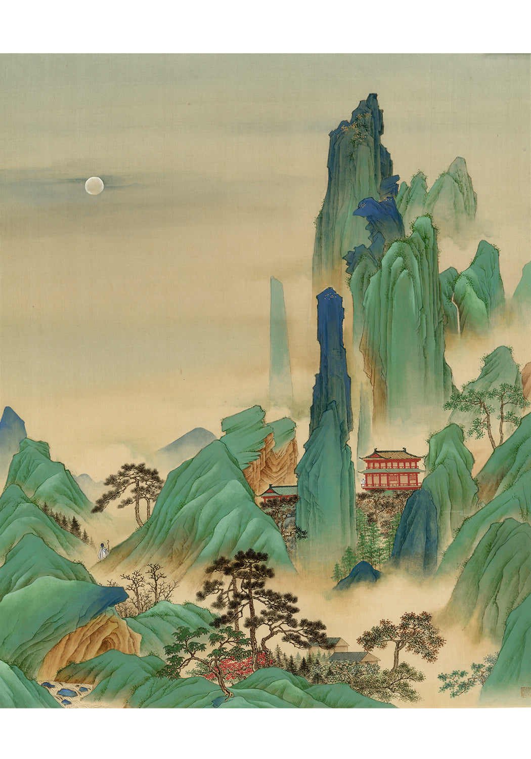《望團圓》 國畫 山水