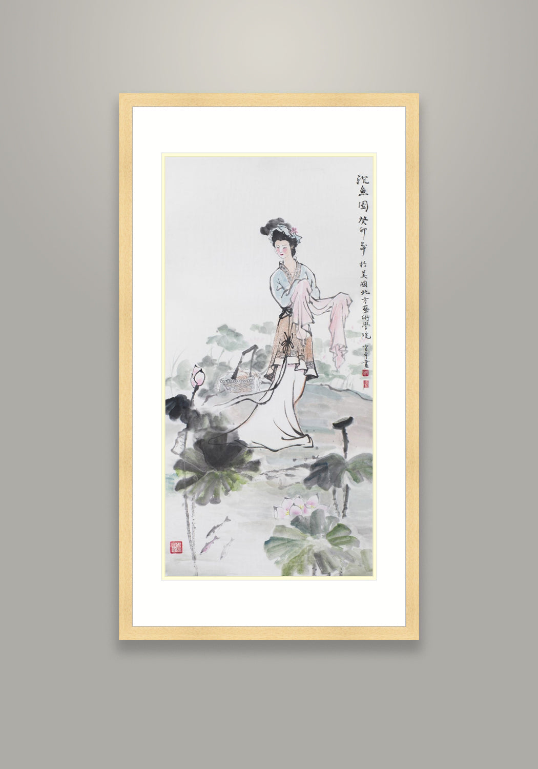 西施沉魚圖