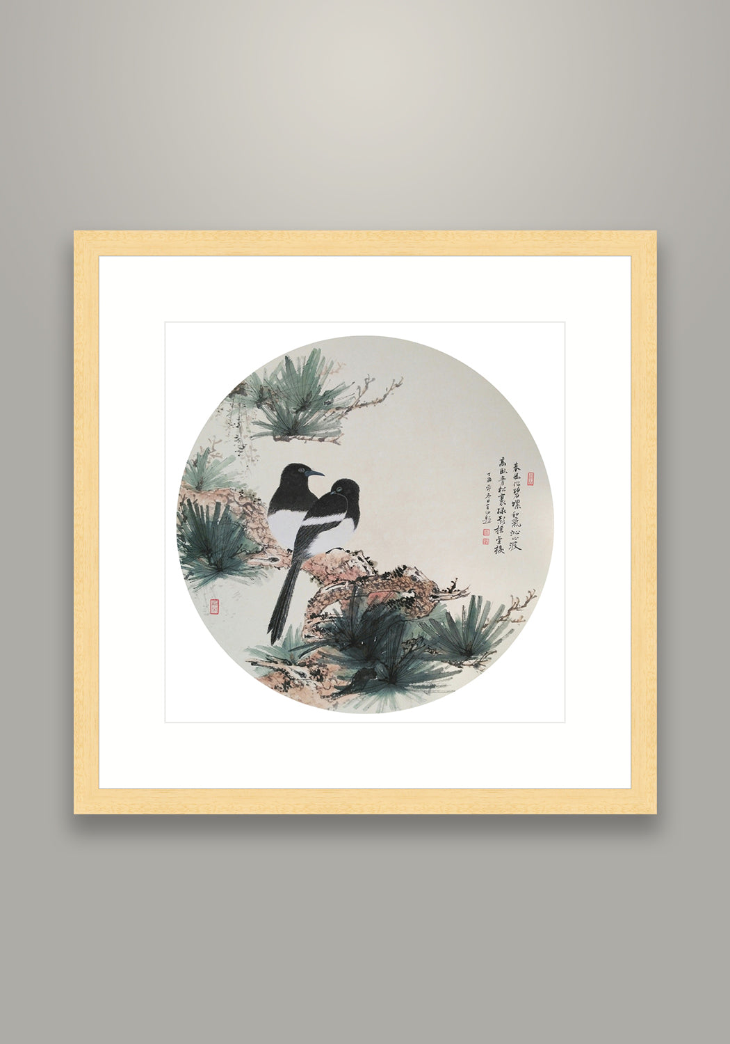 《春風化碧螺》 國畫 花鳥