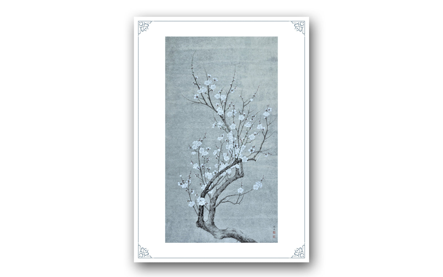 《梅》藝術賀卡 帶信封 6入