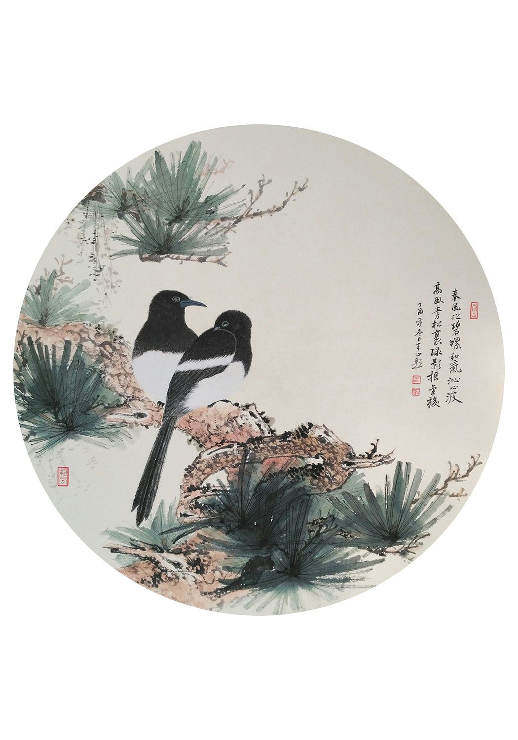 《春風化碧螺》 國畫 花鳥